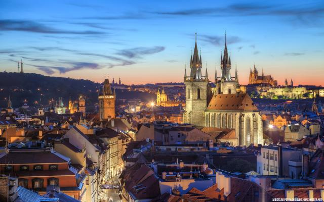 Újév köszöntő Prágában