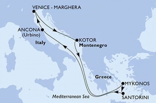 Helló GÖRÖGORSZÁG! MSC Lirica csoportos hajóút magyar idegenvezetővel és két ajándék kirándulással!