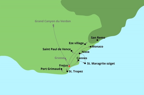 Barangolás a Francia Riviérán