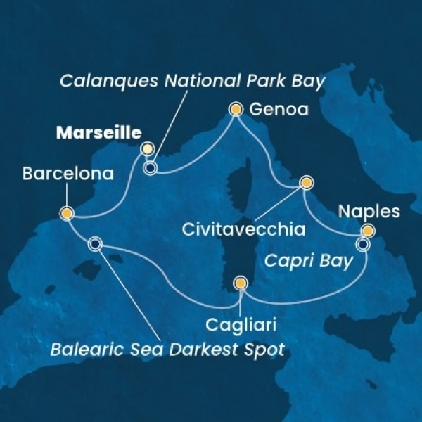 Costa Toscana - Franciaország, Spanyolország, Olaszország