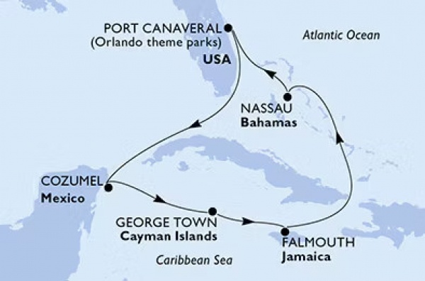 KARIB MOST! MSC Grandiosa csoportos hajóút magyar idegenvezetővel