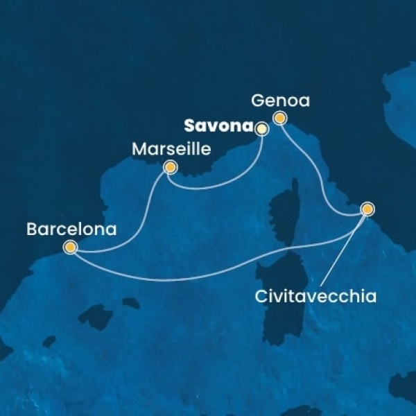 Costa Toscana - Olaszország, Franciaország, Spanyolország