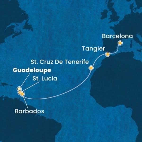 Costa Fascinosa - Holland Antillák (ABC-szigetek), Kanári-szigetek, Marokkó, Spanyolország