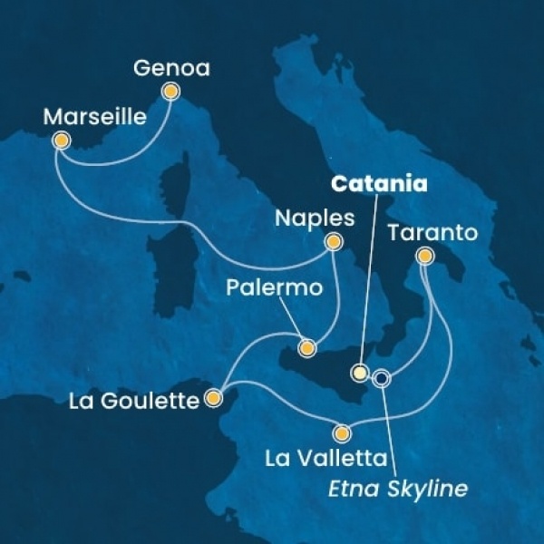 Costa Fascinosa - Olaszország, Málta, Corsica (France)