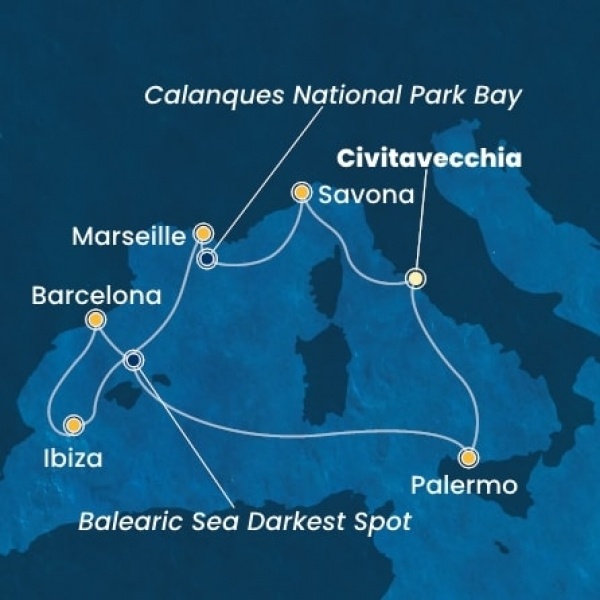 Costa Smeralda - Olaszország, Franciaország, Baleár-szigetek, Spanyolország