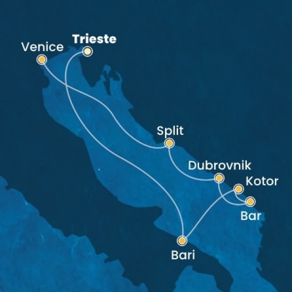 Costa Deliziosa - Olaszország, Montenegro, Horvátország