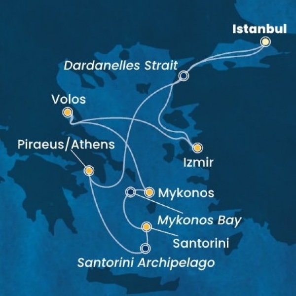 Costa Fortuna - Törökország, Görögország