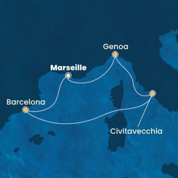 Costa Toscana - Franciaország, Spanyolország, Olaszország