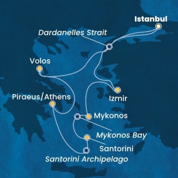 Costa Fortuna - Törökország, Görögország