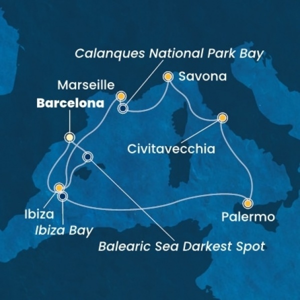 Costa Smeralda - Spanyolország, Baleár-szigetek, Olaszország, Franciaország