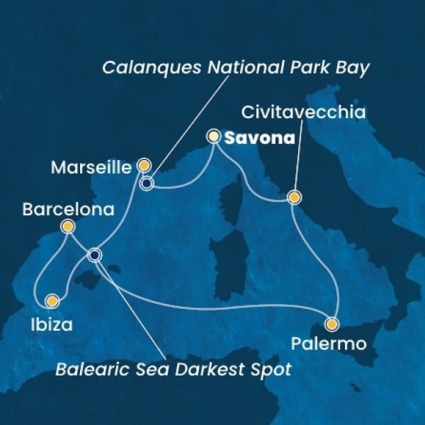 Costa Smeralda - Olaszország, Franciaország, Baleár-szigetek, Spanyolország