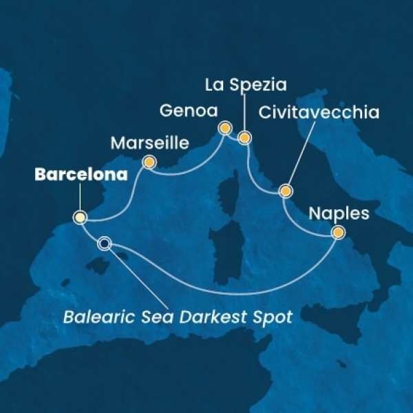 Costa Toscana - Spanyolország, Olaszország, Franciaország