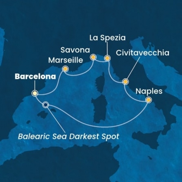 Costa Toscana - Spanyolország, Olaszország, Franciaország