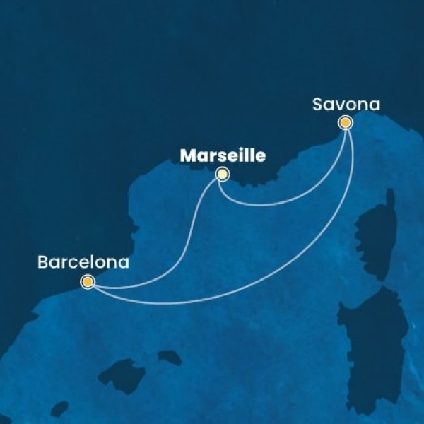 Costa Fascinosa - Franciaország, Olaszország, Spanyolország