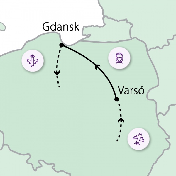 Varsó és Gdansk adventkor