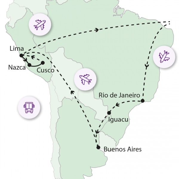 Keresztül Dél-Amerikán