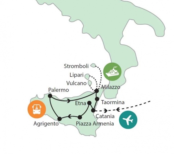 A rejtélyes Szicília és a Lipari-szigetek