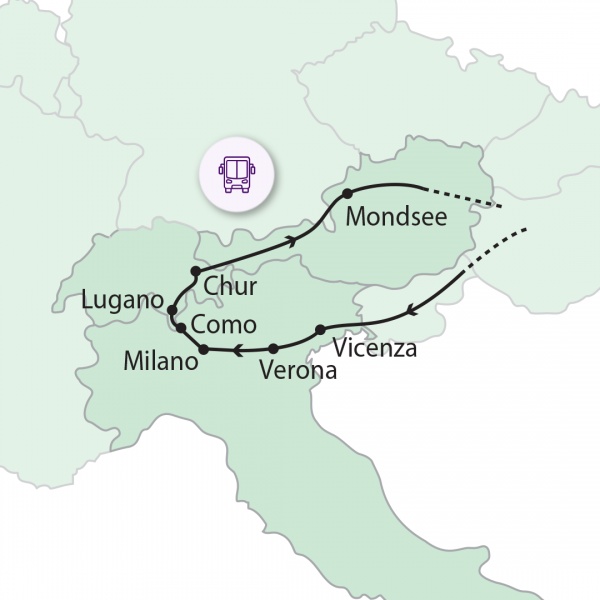 Svájc és Olaszország bűvöletében