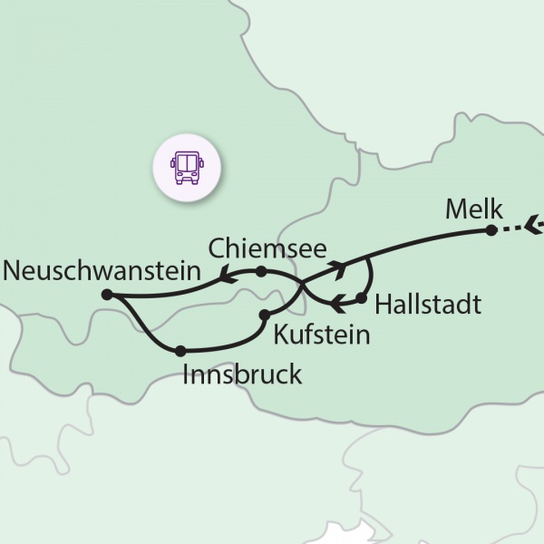 Királyok útján, Sissitől II. Lajosig