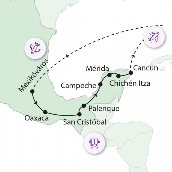 Azték és maja kincsek nyomában - Mexikó