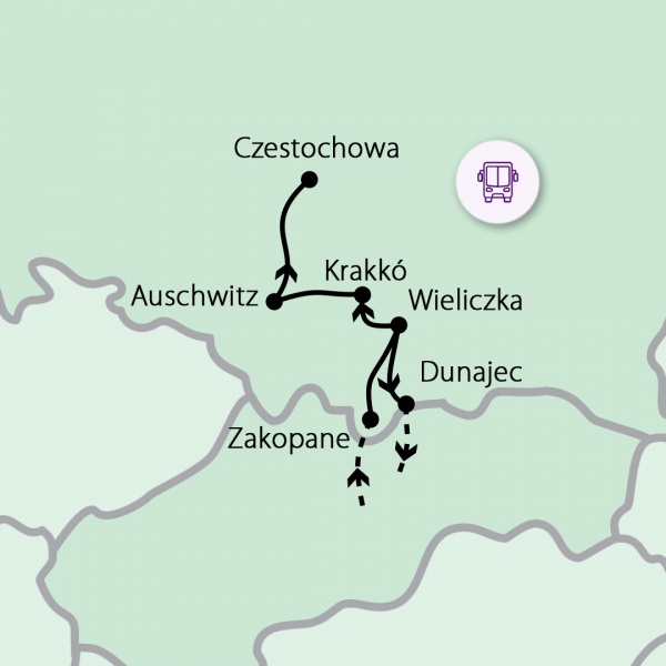 Kalandozás Dél-Lengyelországban húsvétkor