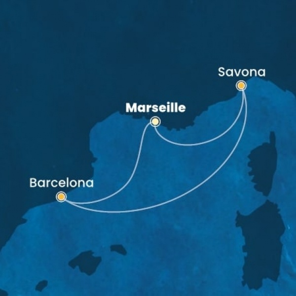 Costa Fascinosa - Franciaország, Olaszország, Spanyolország