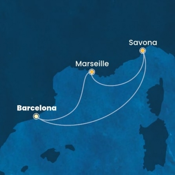 Costa Fascinosa - Spanyolország, Franciaország, Olaszország