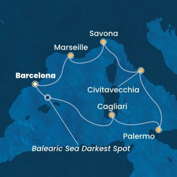 Costa Smeralda - Spanyolország, Olaszország, Franciaország