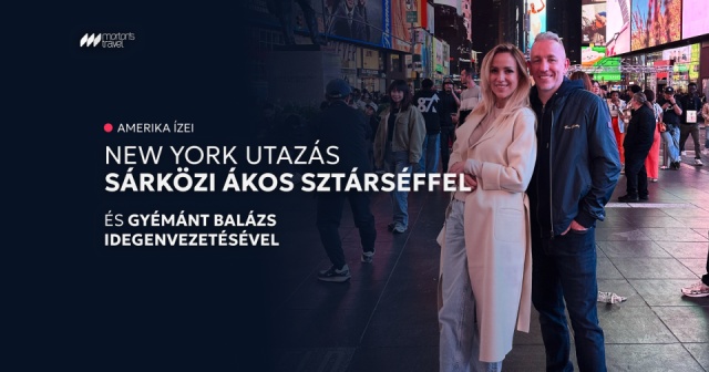 Amerika ízei - New York utazás Sárközi Ákos sztárséffel és Gyémánt Balázs idegenvezetésével