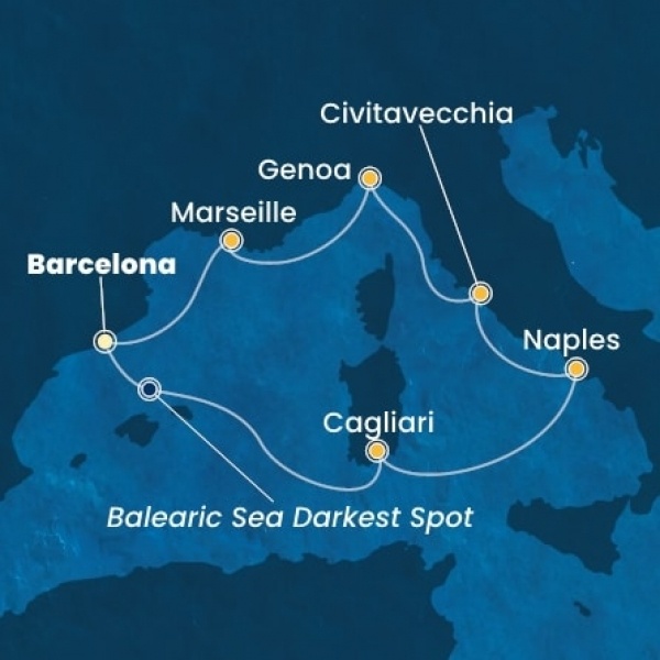 Costa Toscana - Spanyolország, Olaszország, Franciaország