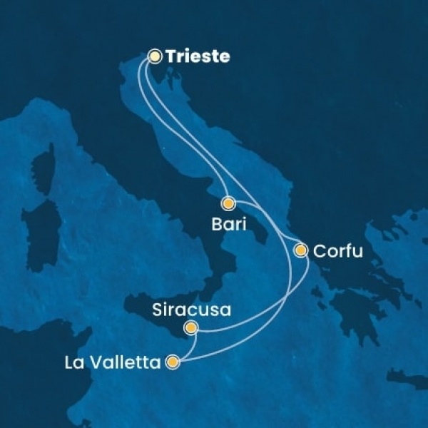 Costa Deliziosa - Olaszország, Görögország, Málta