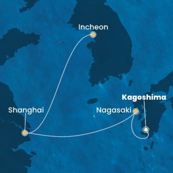 Costa Serena - Japán, Kína, South Korea