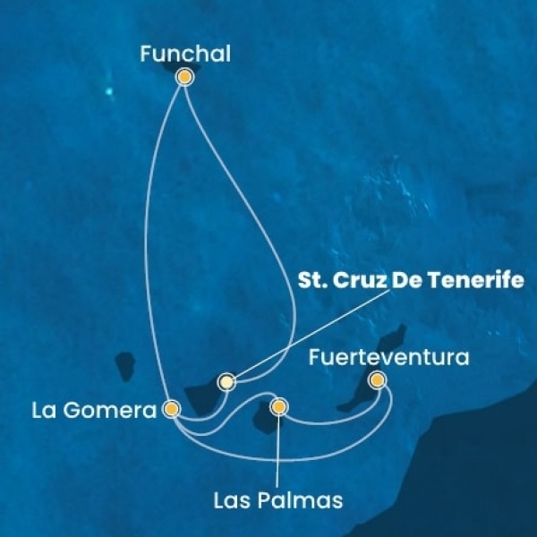 Costa Pacifica - Kanári-szigetek, Spanyolország, Madeira