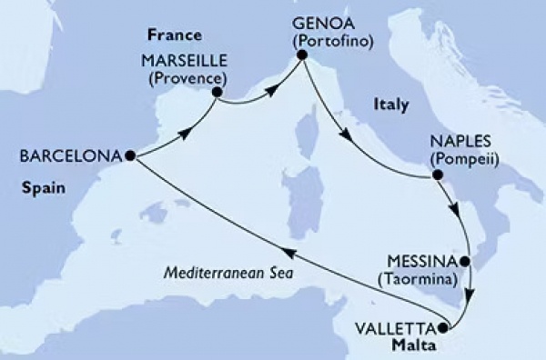 MEDITERRÁN ÉLMÉNYEK - MSC World Asia csoportos hajóút magyar idegenvezetővel