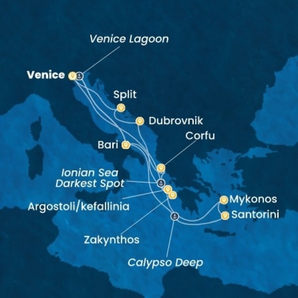 Costa Deliziosa - Olaszország, Görögország, Horvátország
