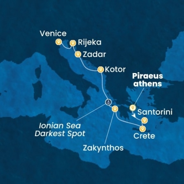 Costa Deliziosa - Görögország, Montenegro