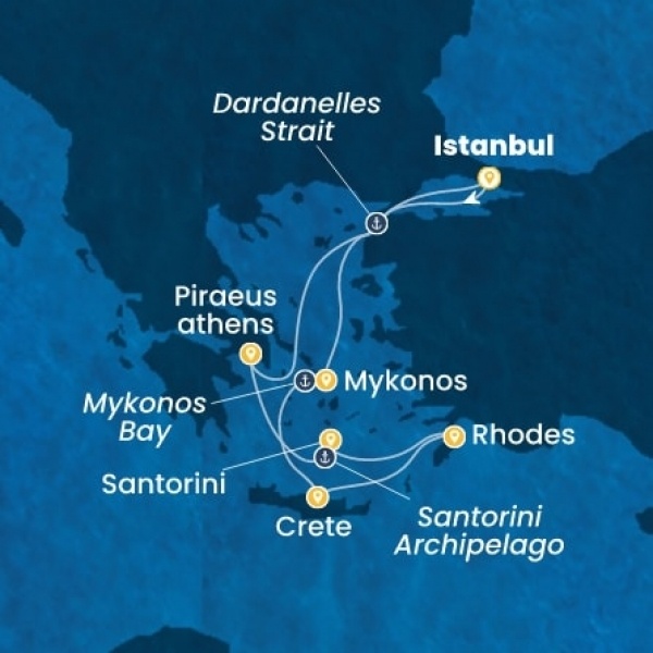 Costa Pacifica - Törökország, Görögország