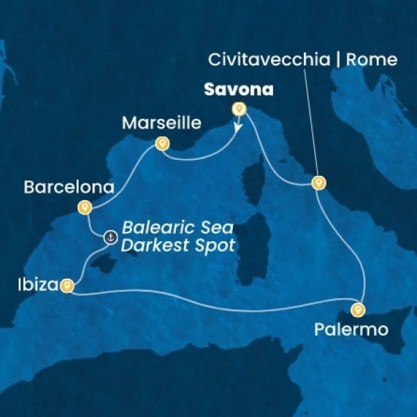 Costa Smeralda - Olaszország, Franciaország, Spanyolország, Baleár-szigetek