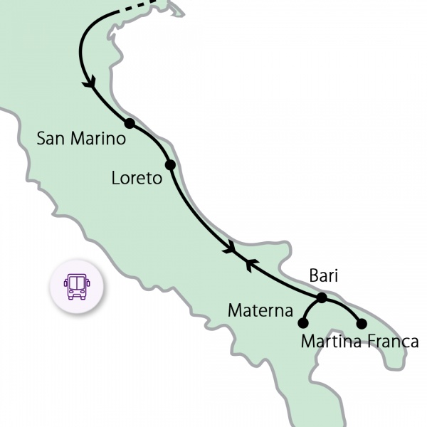 Az olasz csizma sarka, Puglia
