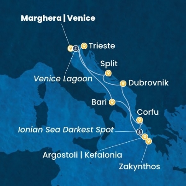 Costa Deliziosa - Olaszország, Görögország, Horvátország