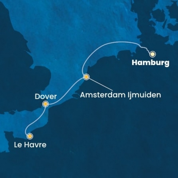 Costa Favolosa - Németország, Nagy-Britannia, Franciaország