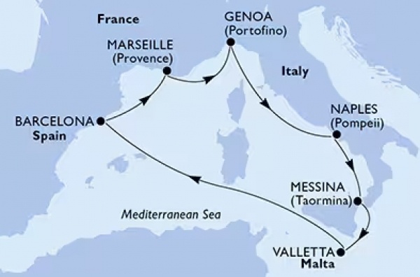 Mediterrán történelem csoportos hajóút